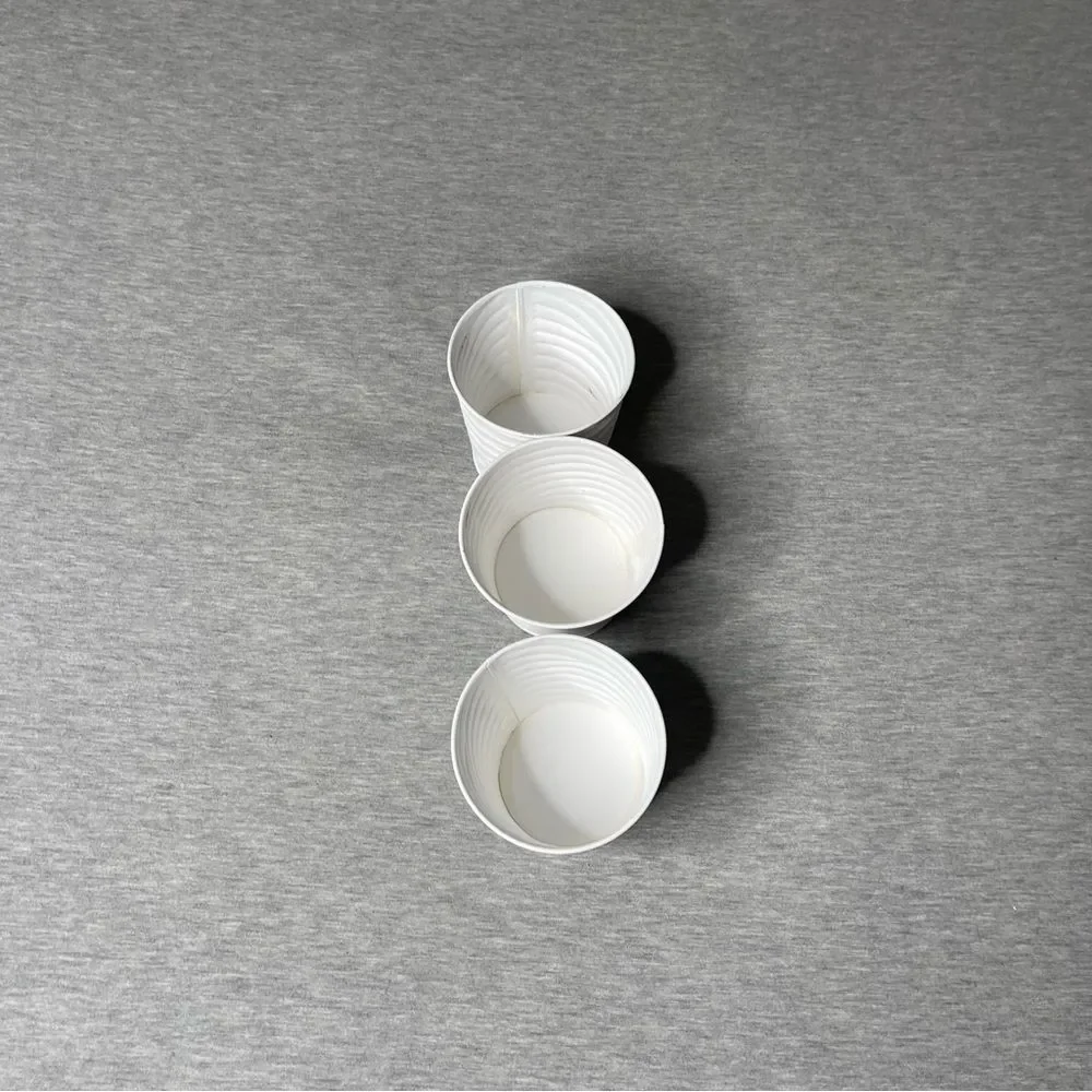 Target White 4” Round Metal Planter Pot 3 PCS. Set